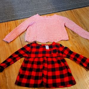 2 toddler girl sweaters, excellent condition
